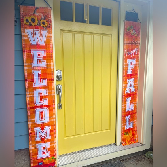 Fall front door hanging sign - Picture 1 of 7